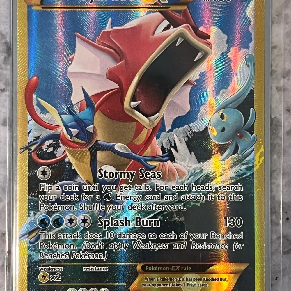 Gyarados EX 123/122 - Pokemon TCG BREAKpoint (2016) - Gold Secret Rare - Pokemon - Picture 6 of 9
